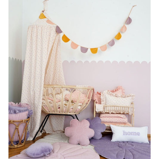 Bedgordijn/Bedhemel Kinderkamer - Mousseline Paars