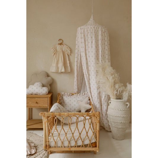 Bedgordijn/Bedhemel Mousseline Kinderkamer - Boho Flowers