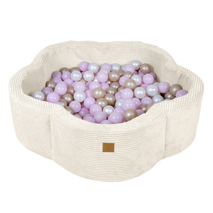 Flower ballenbak met Deksel - Aesthetic Vanilla Flower (ballen niet inbegrepen)