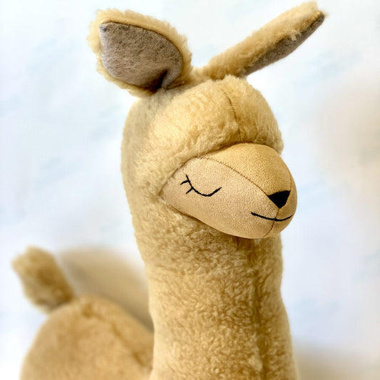 Handgemaakte Alpaca Knuffel 50cm - Rusty Brown