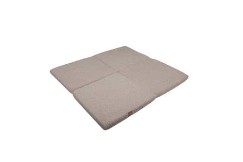 Speelmat voor Baby's en Kinderen 120x120cm - Bearly Light Grey