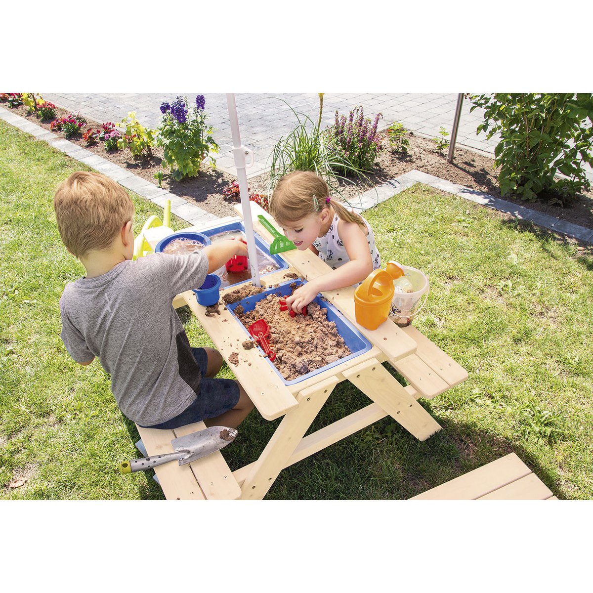 Picknick combi zandbak tafel voor kinderen