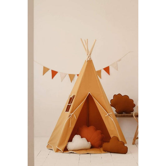 Tipi Speeltent inclusief Mattenset - Oker