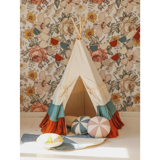Tipi Speeltent met Ruches inclusief Mat - Circus