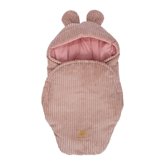 Wikkeldeken/Inbakerdoek voor Pasgeborenen - Powder Pink