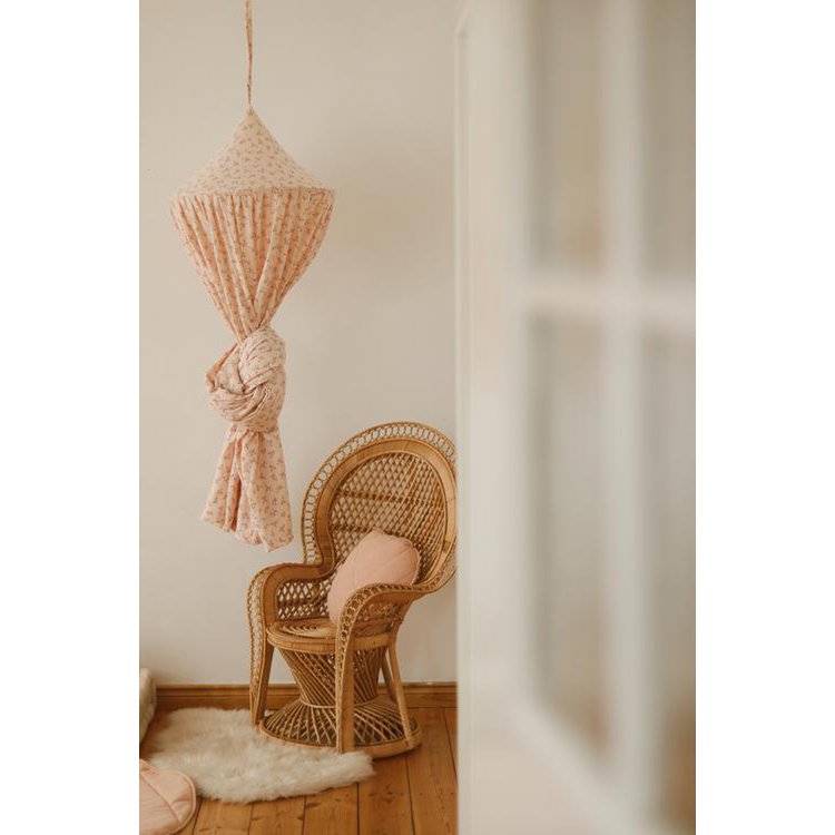Bedgordijn/Bedhemel Kinderkamer - Klaprozen & Twijgjes