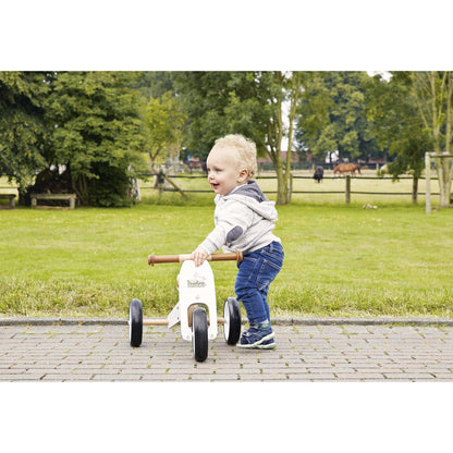 Mini Driewieler Charlie - Wit/Naturel