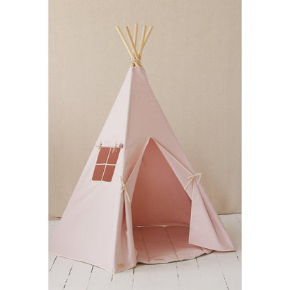 Tipi Speeltent inclusief Mattenset - Roze