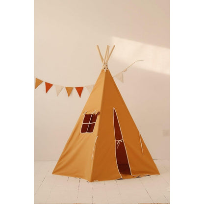 Tipi Speeltent inclusief Mattenset - Oker