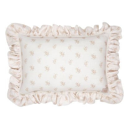 Mousseline Kussen met Ruches - Boho Flowers