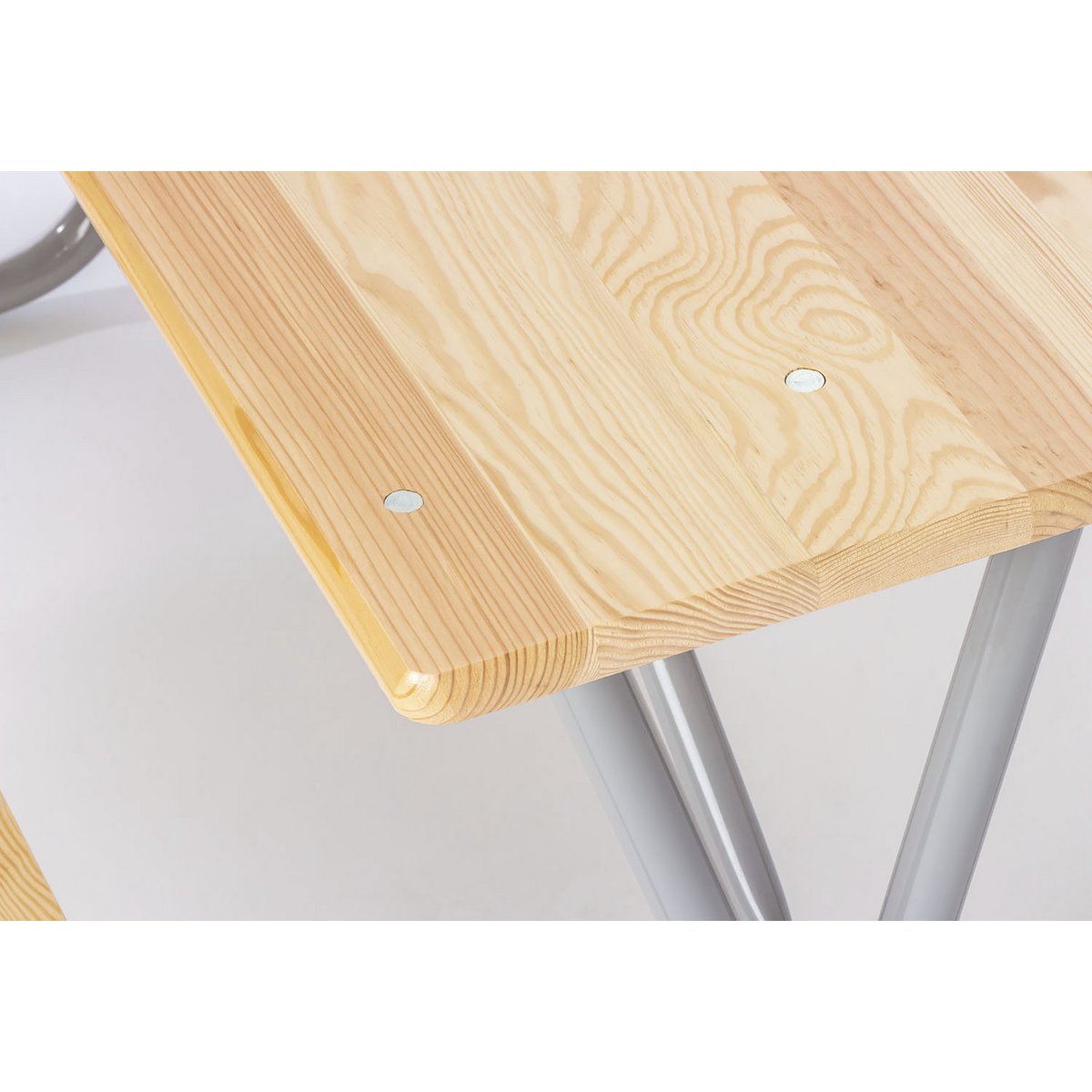 Picknicktafel Michel voor 6 Kinderen - Grijs/Naturel