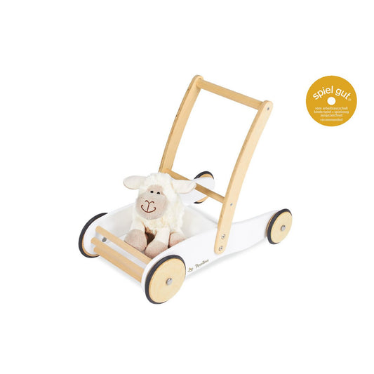 Houten Loopwagen Uli - Wit