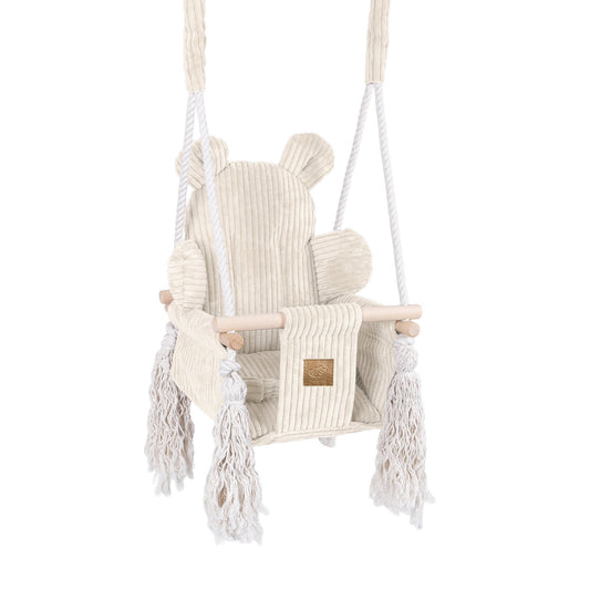 Indoor Baby Schommel, Teddy - Ecru
