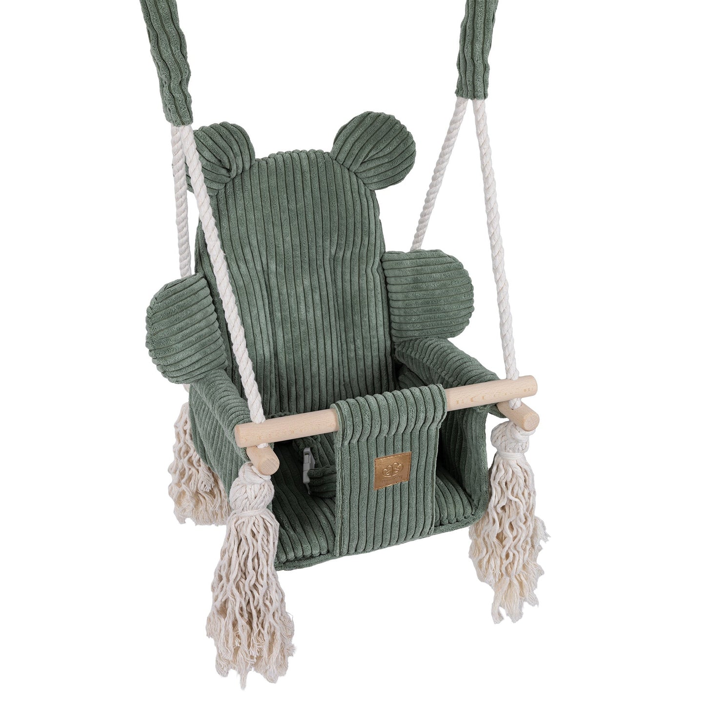 Indoor Baby Schommel, Teddy - Olive Green