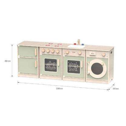 Large Wooden Kitchen Set 