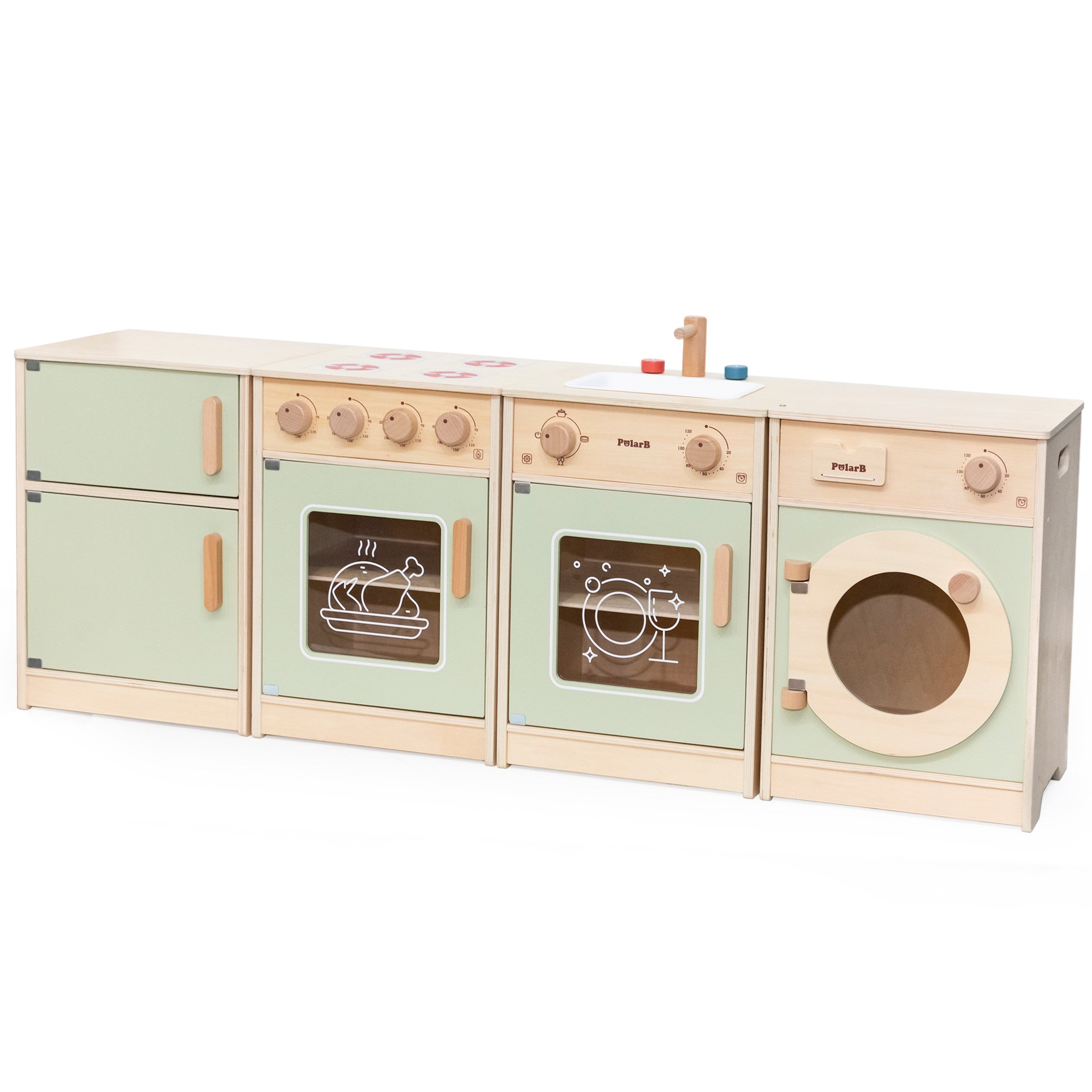 COSTWAY Kinderkeuken Met Koelkast, Houten Speelkeuken Met Fornuis Gootsteen En Vaatwasser Speelgoedkeuken Incl Accessoires Houten Keuken Voor Kinderen Vanaf 3 Jaar 374508 COSTWAY Kinderkeuken Met Koelkast, Houten Speelkeuken Met Fornuis Gootsteen En Vaatwasser Speelgoedkeuken Incl Accessoires Houten Keuken Voor Kinderen Vanaf 3 Jaar 374508