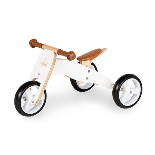 Mini Driewieler Charlie - Wit/Naturel